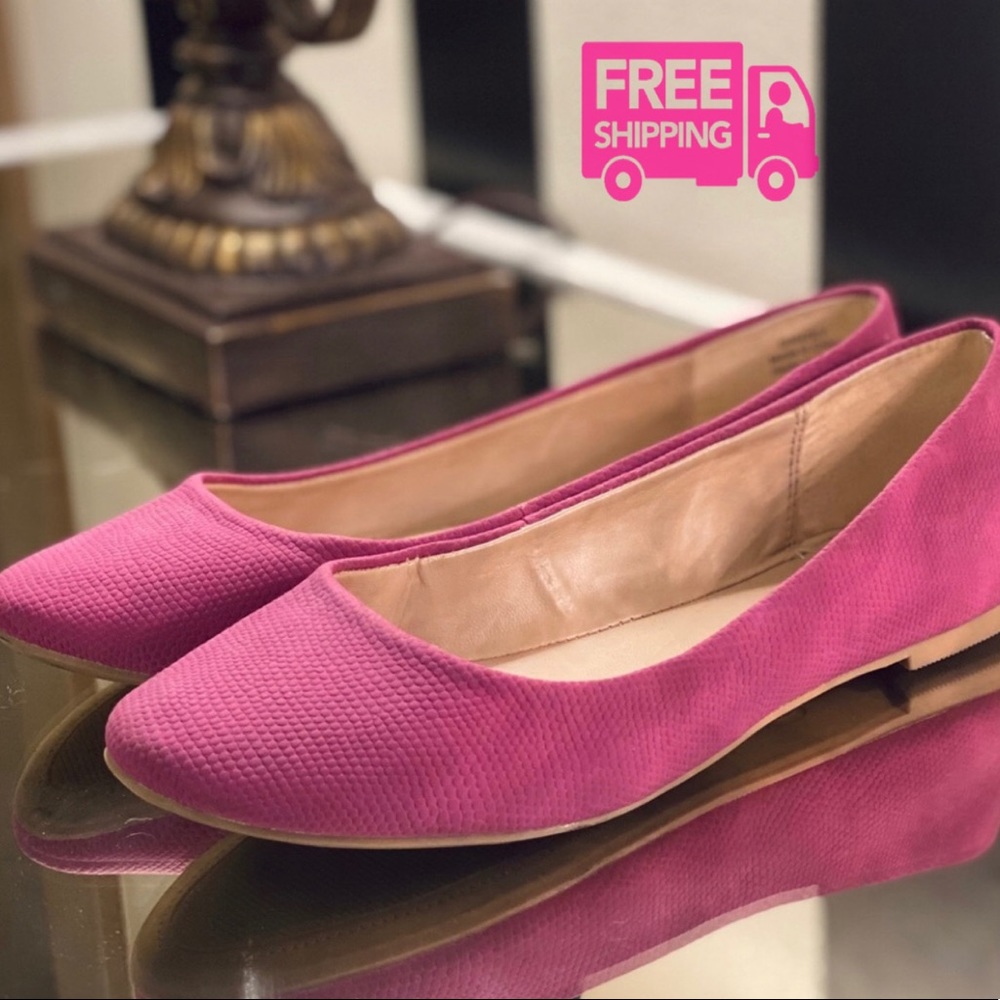 Fuschia Ballet Flats